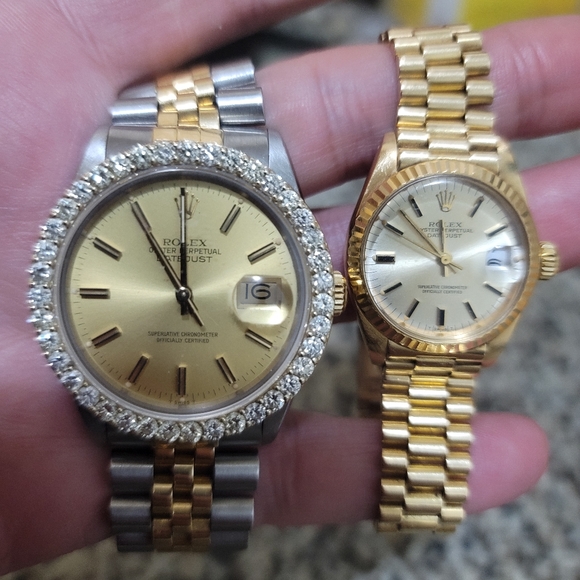 Rolex 36mm with diamond bazel - Picture 17 of 17